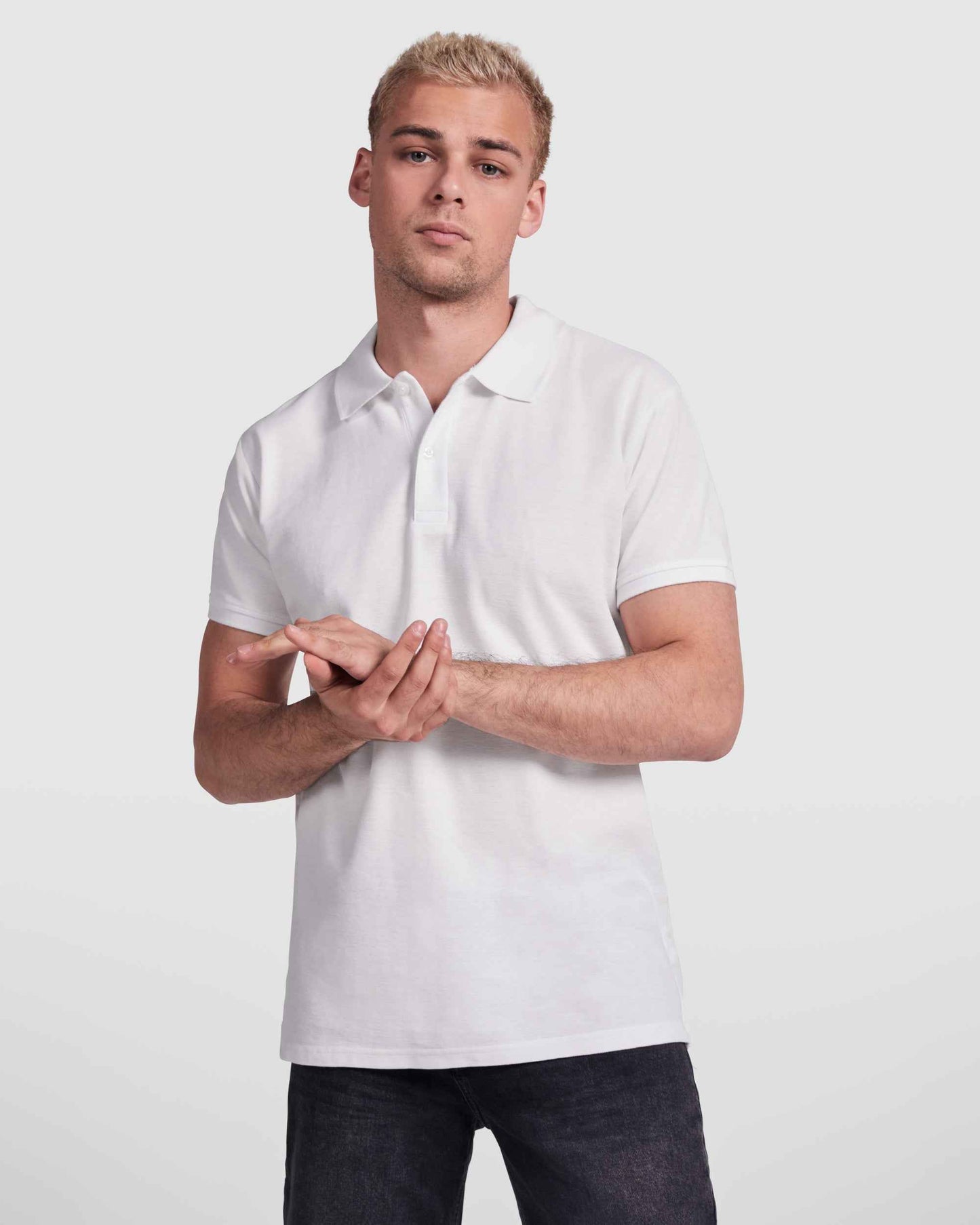 Polo homme personnalisable 'Prince' ECO 210 gr/m² - Flock élite