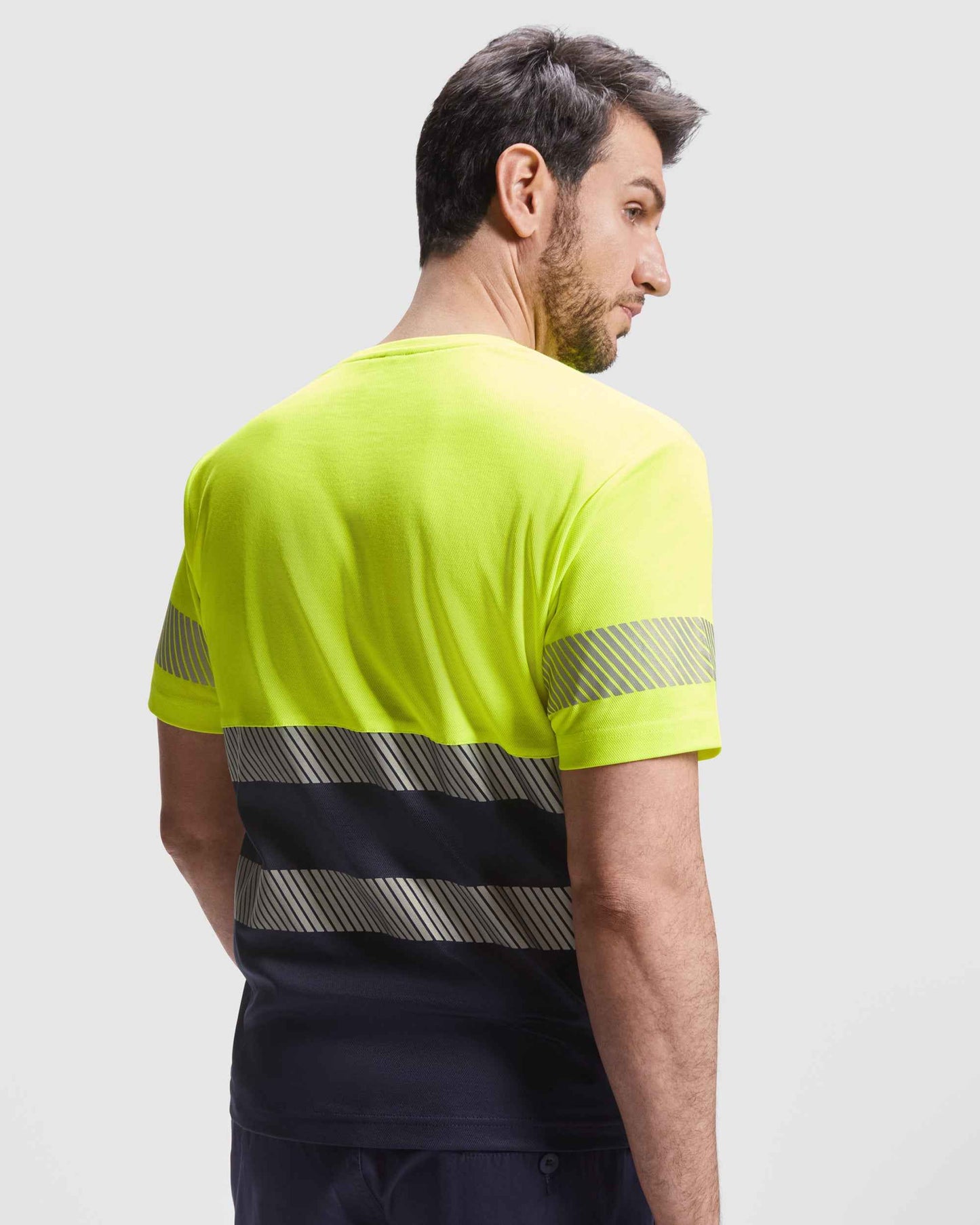 T-shirt technique haute visibilité personnalisable 'Tauri' 170 gr/m² - Flock élite