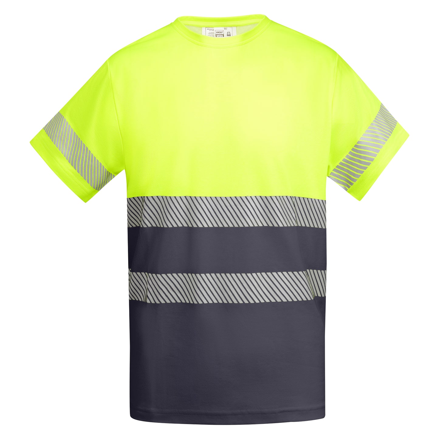 T-shirt technique haute visibilité personnalisable 'Tauri' 170 gr/m² - Flock élite