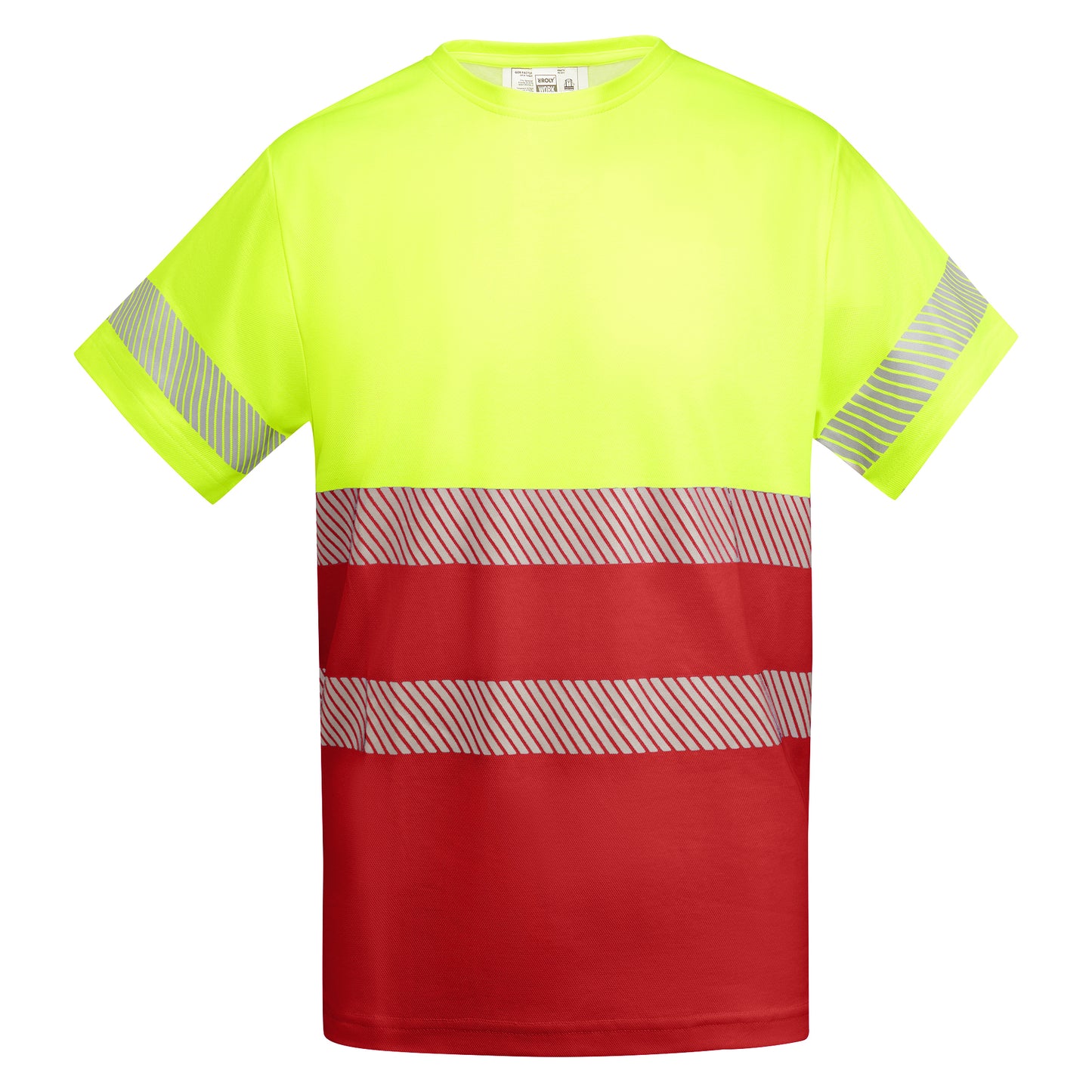 T-shirt technique haute visibilité personnalisable 'Tauri' 170 gr/m² - Flock élite