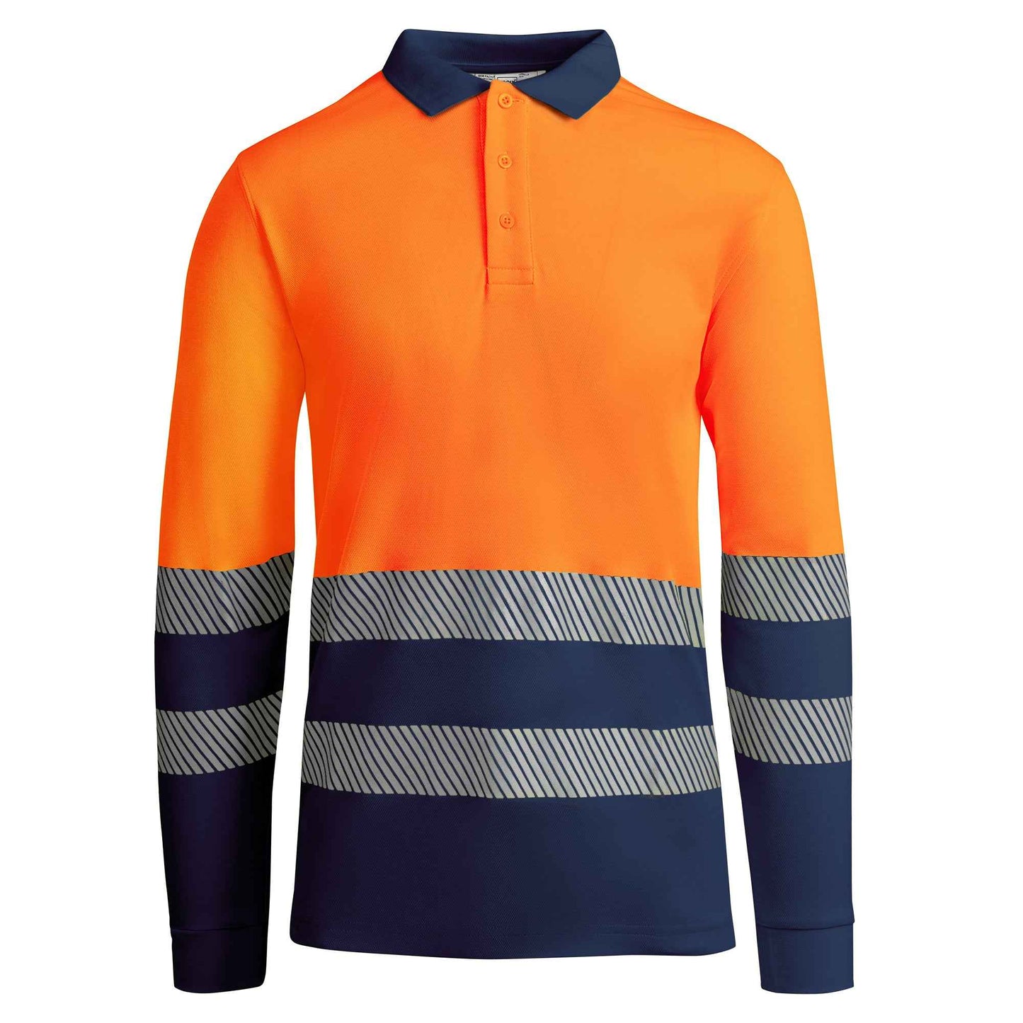 Polo technique personnalisable HV 'Atrio L-S' 170 gr/m² - Flock élite