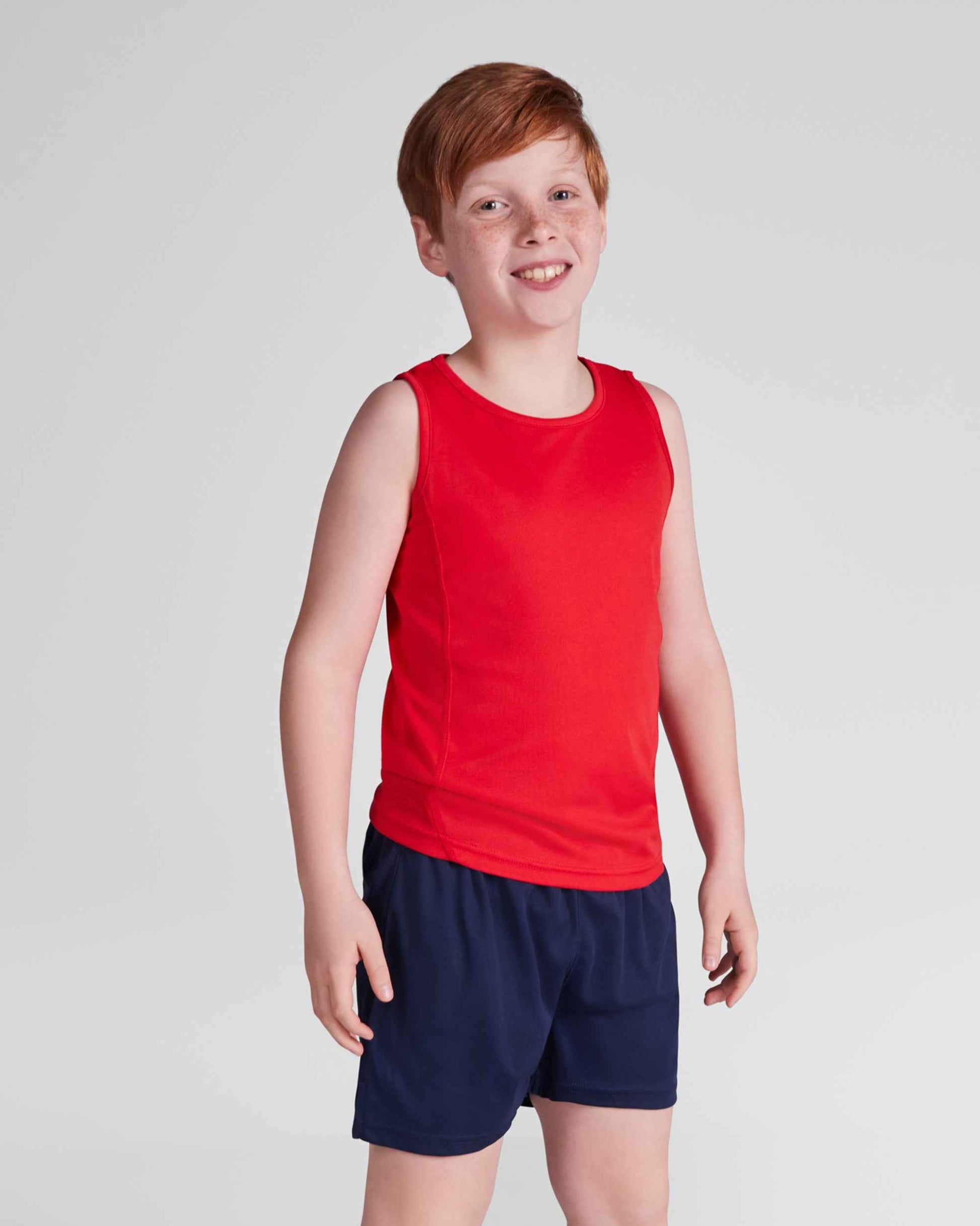 Débardeur sport enfant personnalisable 'Andre' 140 gr/m² - Flock élite