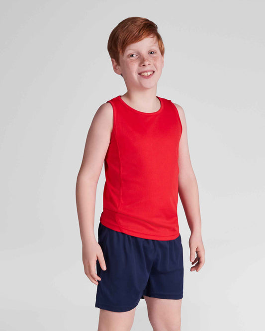 Débardeur sport enfant personnalisable 'Andre' 140 gr/m² - Flock élite