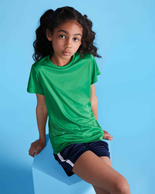 T-shirt sport enfant personnalisable 'Daytona' 135 gr/m² - Flock élite
