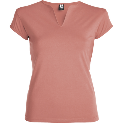 T-shirt femme col V personnalisable 'Belice' 200 gr/m² - Flock élite