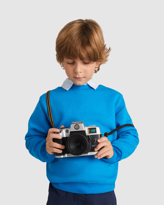 Sweat-shirt unisexe enfant personnalisable 'Clasica' 280 gr/m² - Flock élite