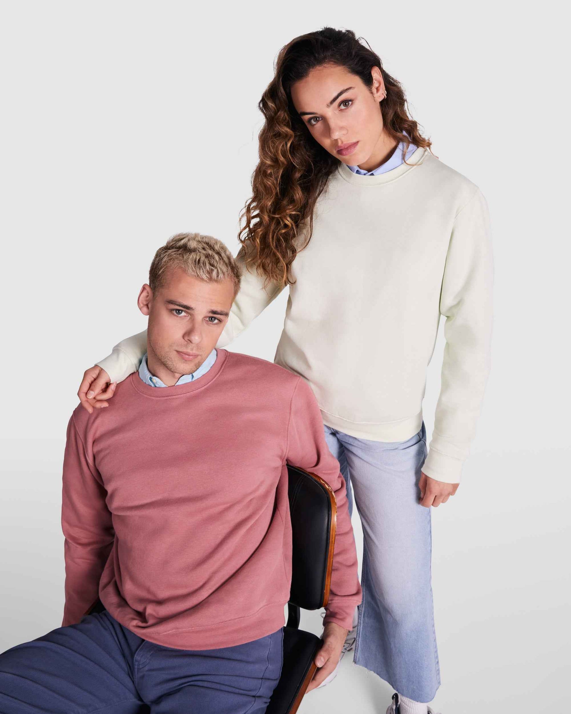 Sweat-shirt unisexe enfant personnalisable 'Clasica' 280 gr/m² - Flock élite