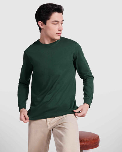 T-shirt homme manches longues personnalisable 'Pointer' 165 gr/m² - Flock élite