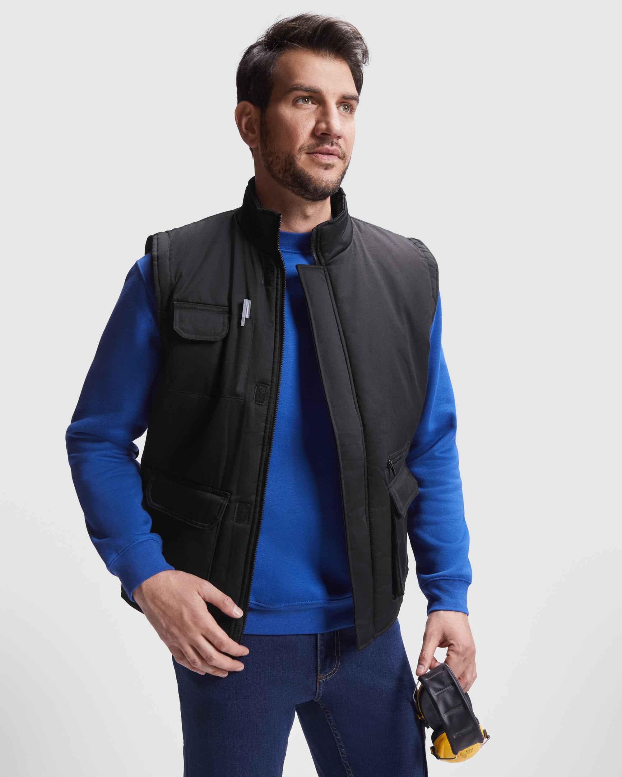 Gilet de travail multi-poches personnalisable 'Almanazor'