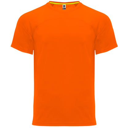 T-shirt sport unisexe personnalisable 'Monaco' 140 gr/m²