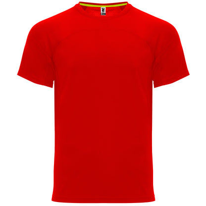 T-shirt sport unisexe personnalisable 'Monaco' 140 gr/m²