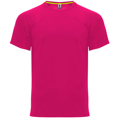 T-shirt sport unisexe personnalisable 'Monaco' 140 gr/m²