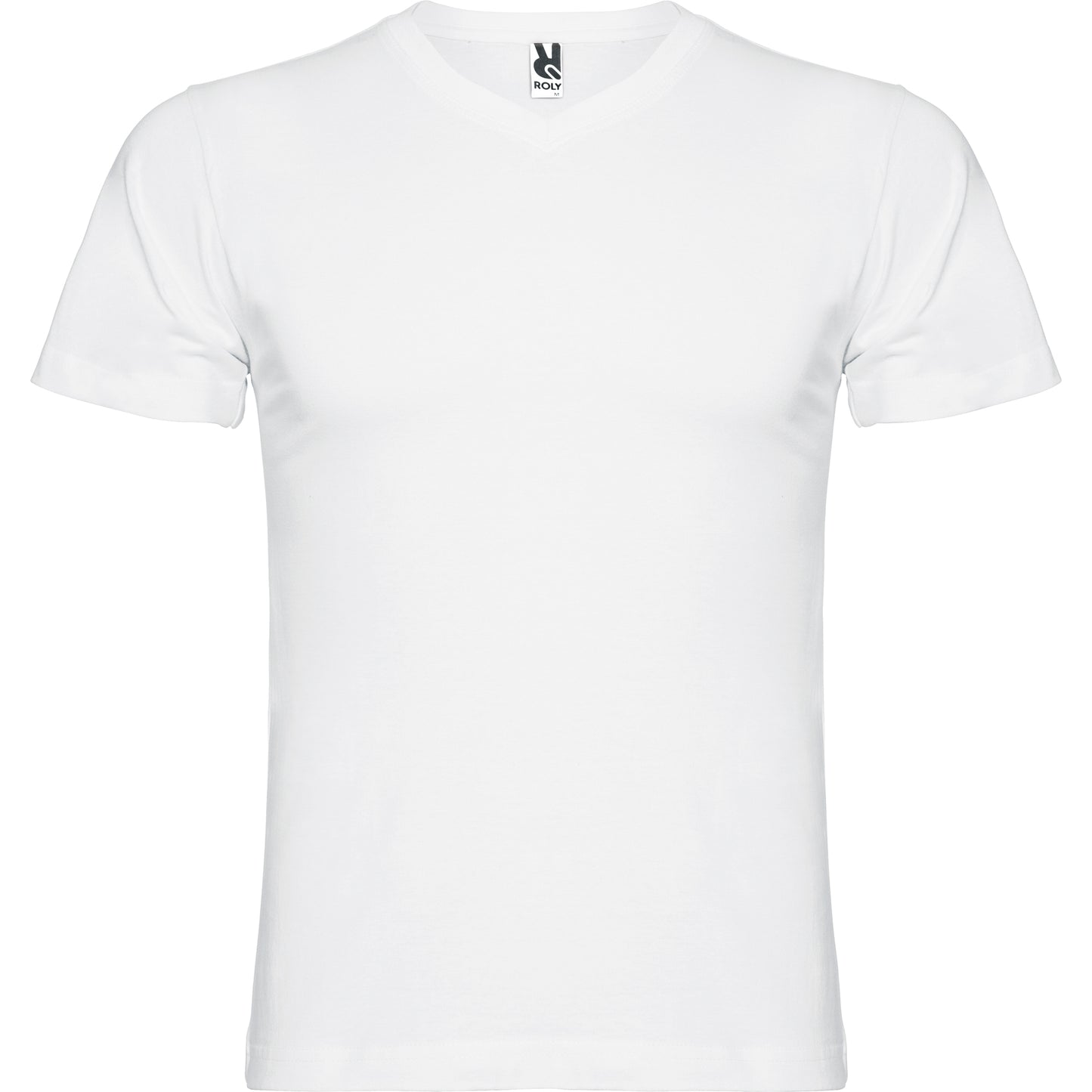 T-shirt homme col V personnalisable 'Samoyedo' 155 gr/m²