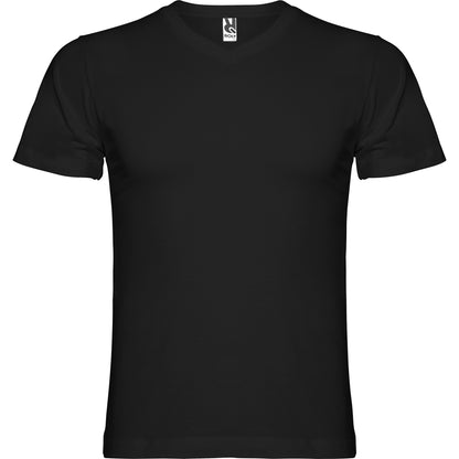T-shirt homme col V personnalisable 'Samoyedo' 155 gr/m²