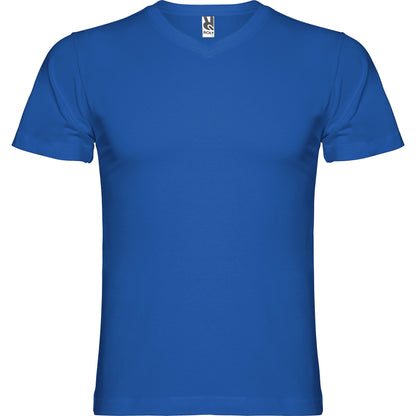 T-shirt homme col V personnalisable 'Samoyedo' 155 gr/m²