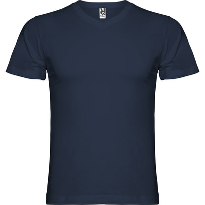 T-shirt homme col V personnalisable 'Samoyedo' 155 gr/m²