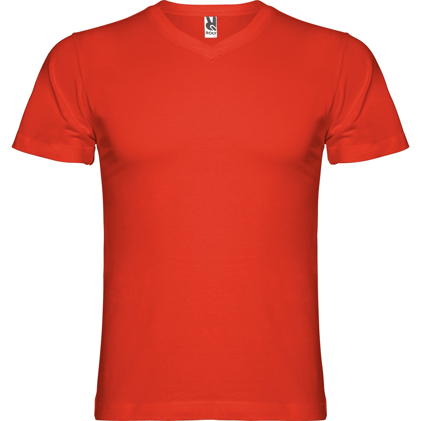 T-shirt homme col V personnalisable 'Samoyedo' 155 gr/m²