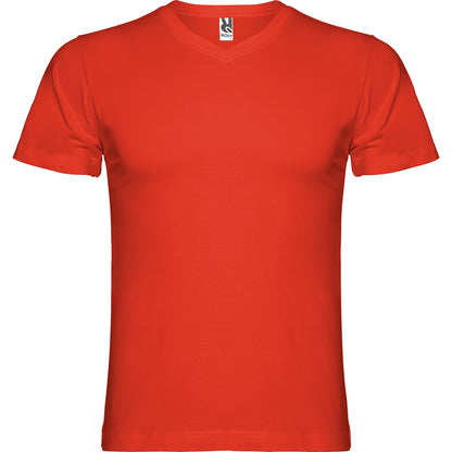 T-shirt homme col V personnalisable 'Samoyedo' 155 gr/m²