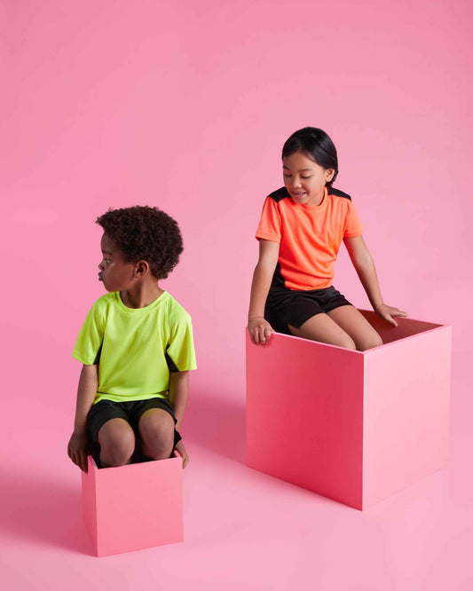 T-shirt sport enfant personnalisable 'Shangai' 140 gr/m²