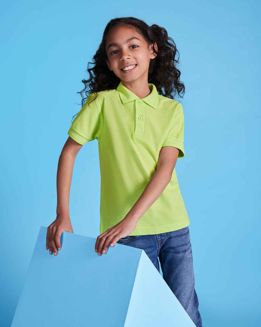 Polo enfant personnalisable 'Pegaso premium' 190 gr/m²