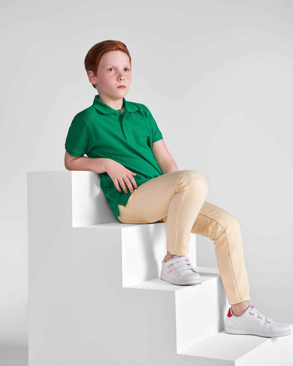 Polo enfant personnalisable 'Star' 200 gr/m² - Flock élite