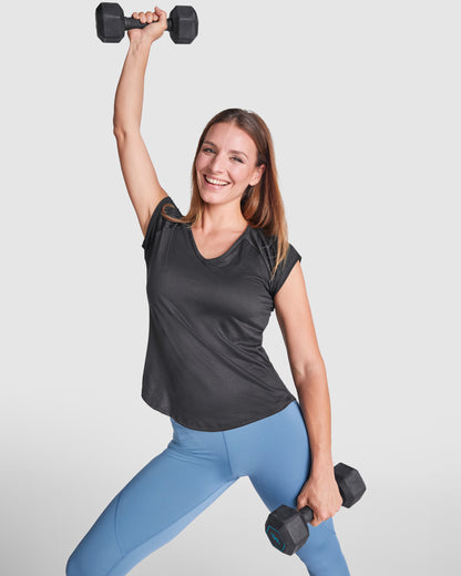 T-shirt sport femme personnalisable 'Avus' 160 gr/m² - Flock élite