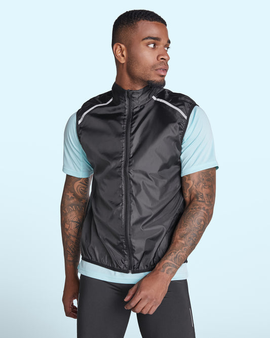 Gilet running unisexe personnalisable 'Jannu' 70gr/m² - Flock élite