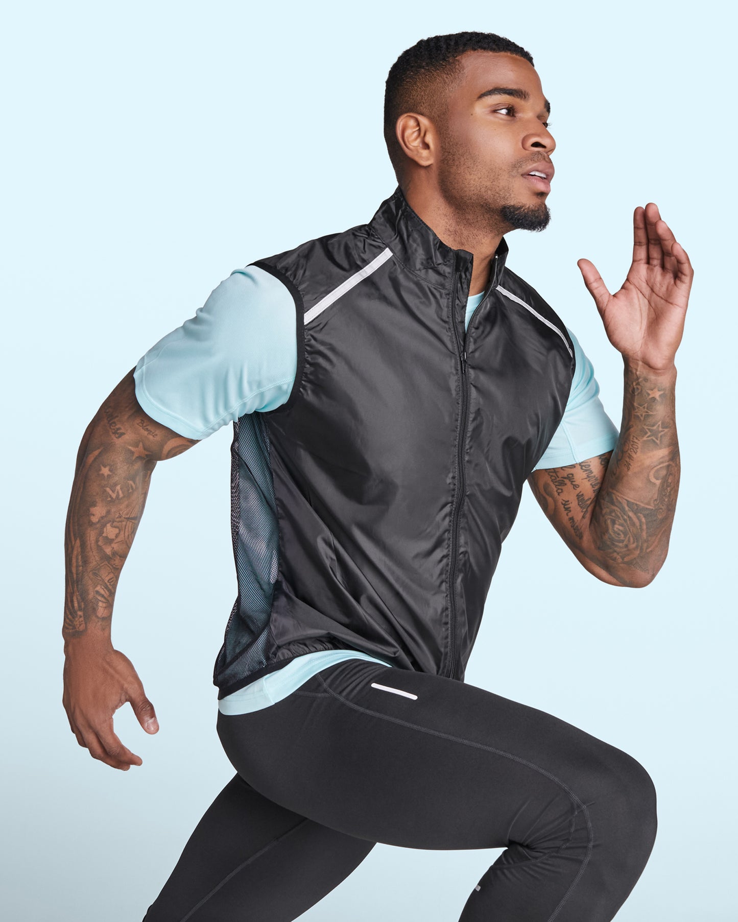 Gilet running unisexe personnalisable 'Jannu' 70gr/m² - Flock élite