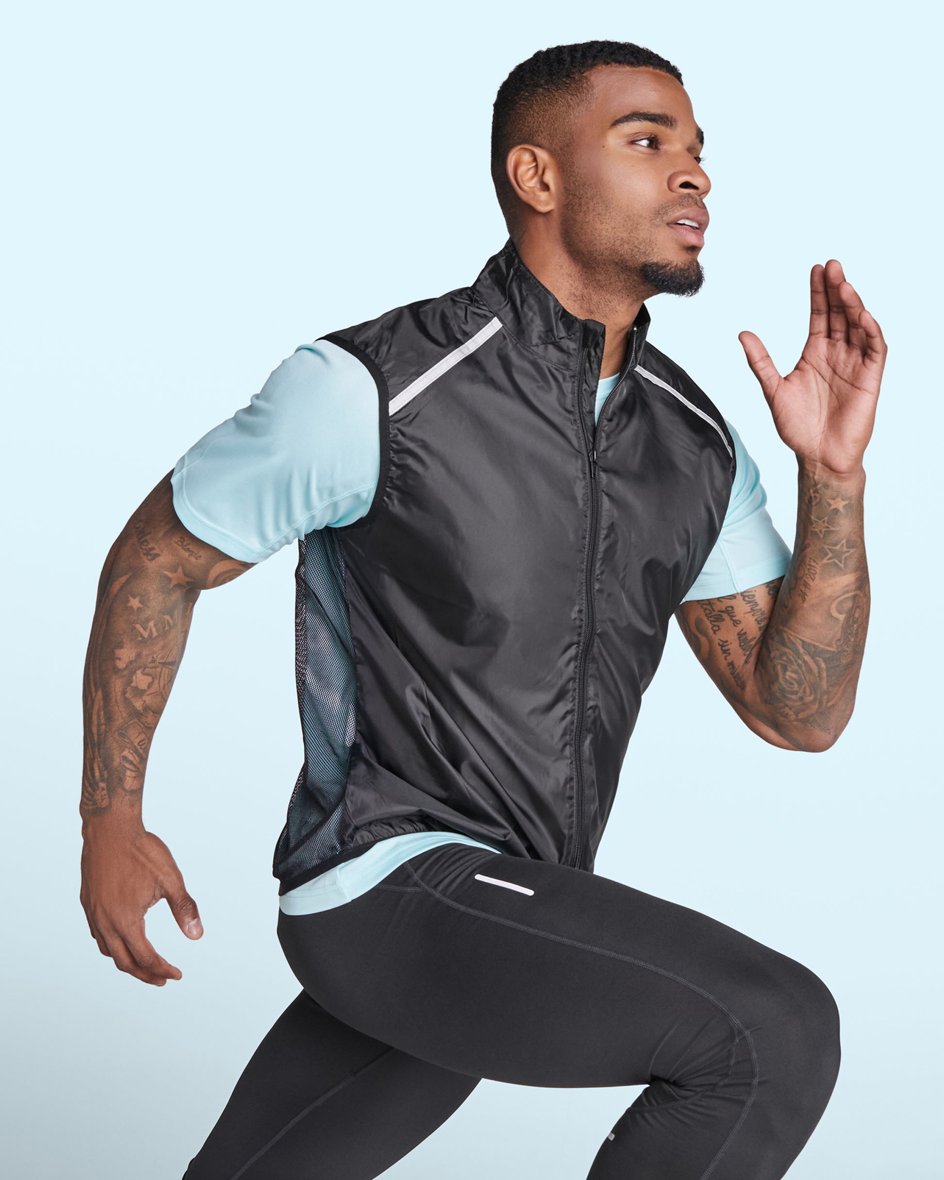 Gilet running unisexe personnalisable 'Jannu' 70gr/m² - Flock élite