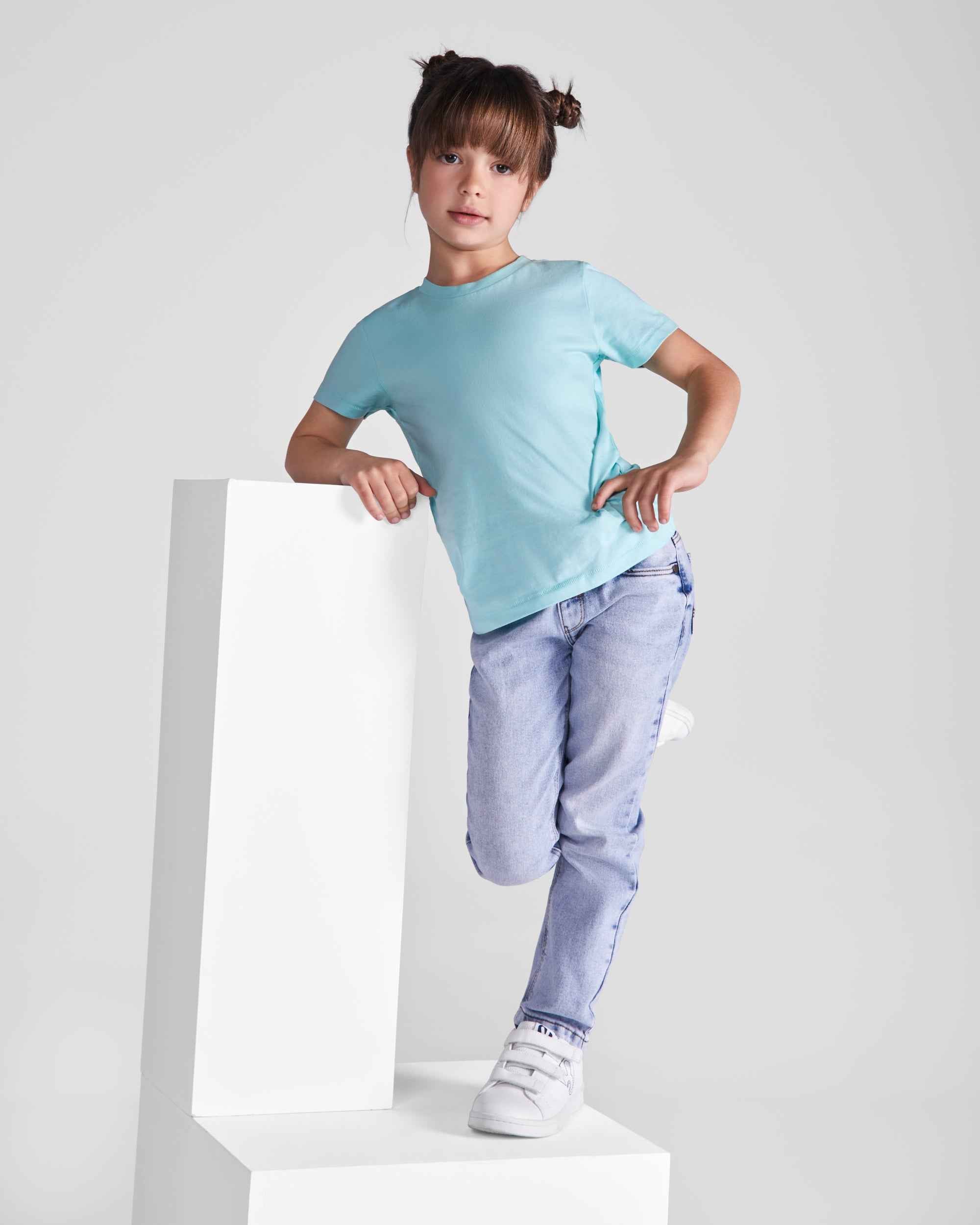 T-shirt enfant personnalisable 'Golden' BIO 170 gr/m² - Flock élite