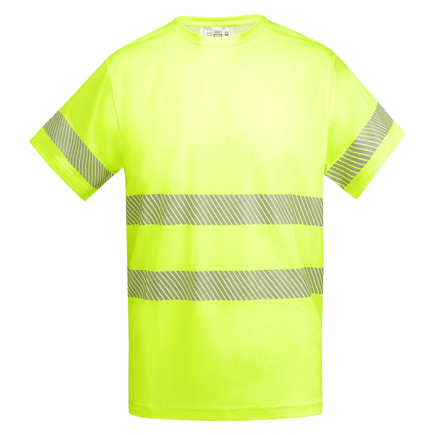 T-shirt technique haute visibilité personnalisable 'Tauri' 170 gr/m² - Flock élite