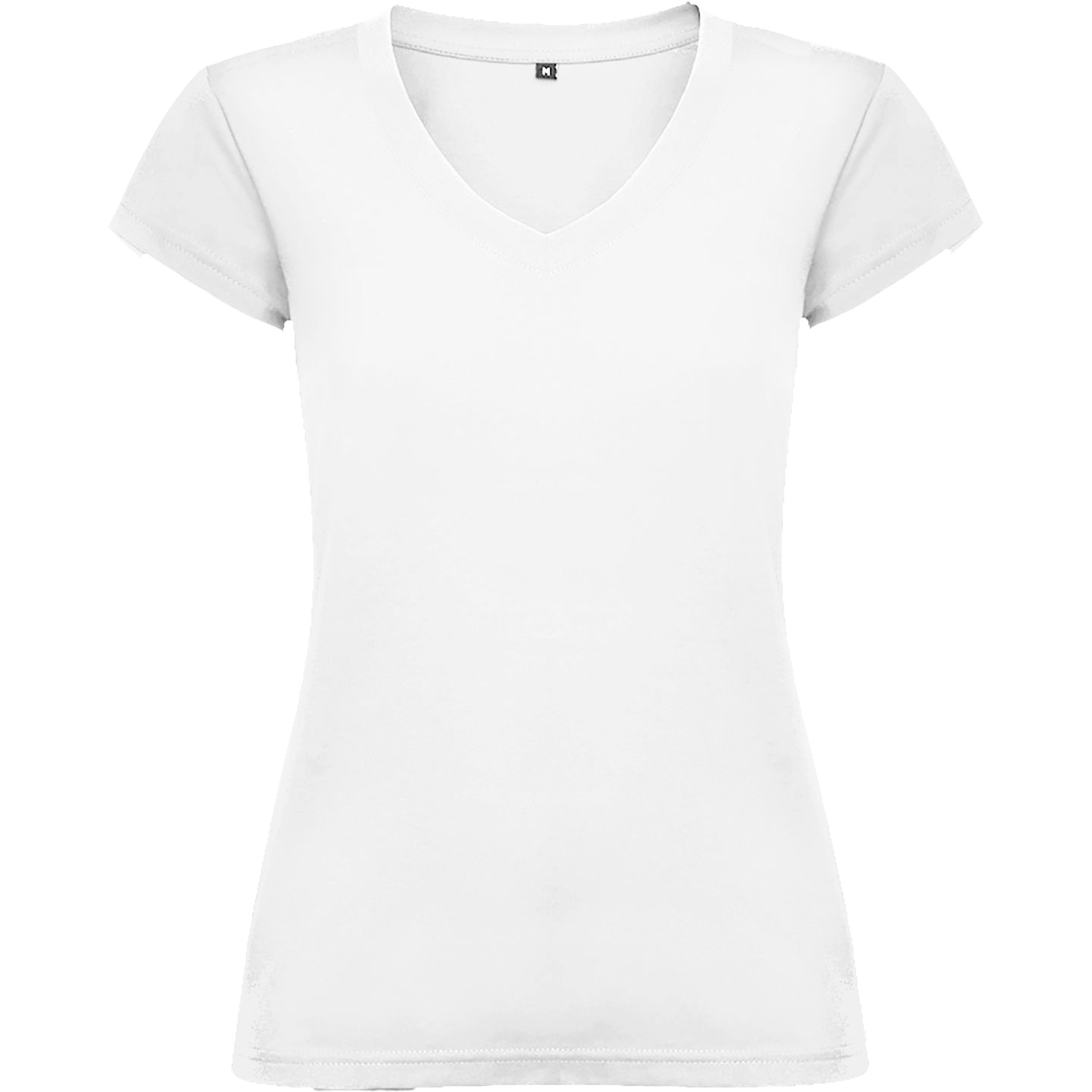 T-shirt femme col V personnalisable 'Victoria' 155 gr/m² - Flock élite