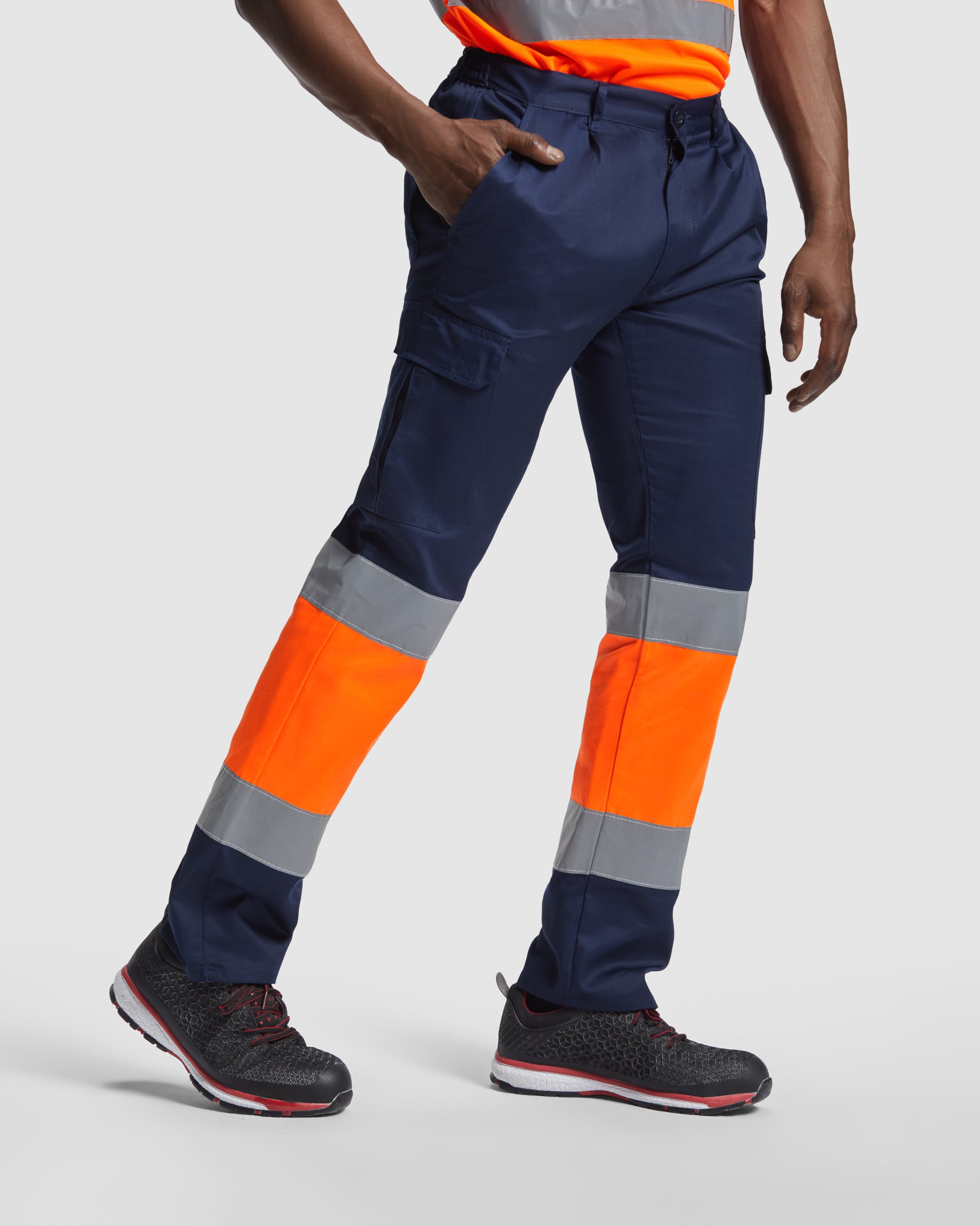 Pantalon Haute-visibilité personnalisable 'Naos' - Flock élite