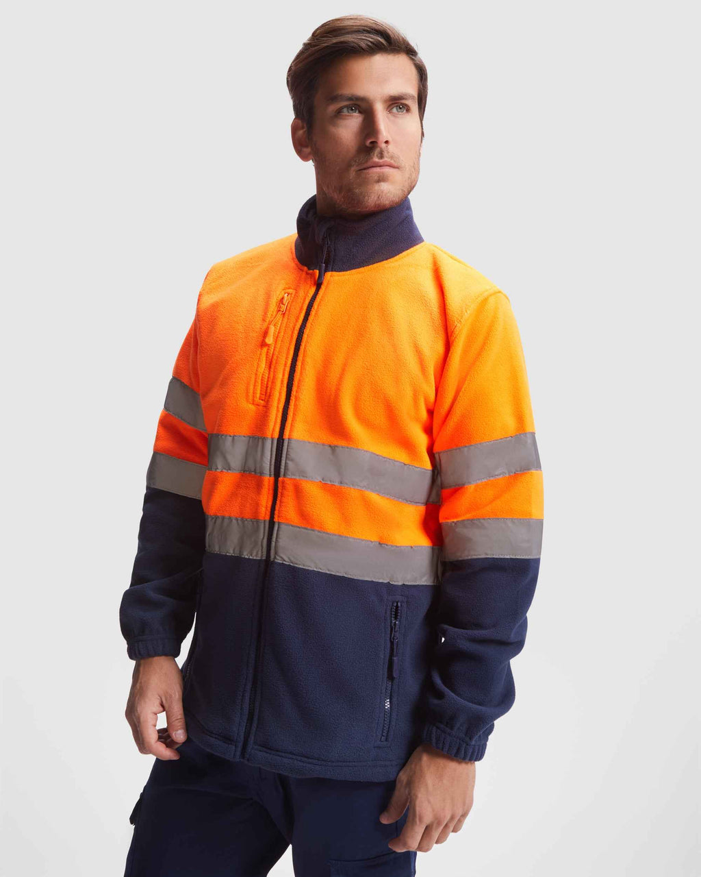 Veste polaire haute visibilité personnalisable 'Altair' - Flock élite