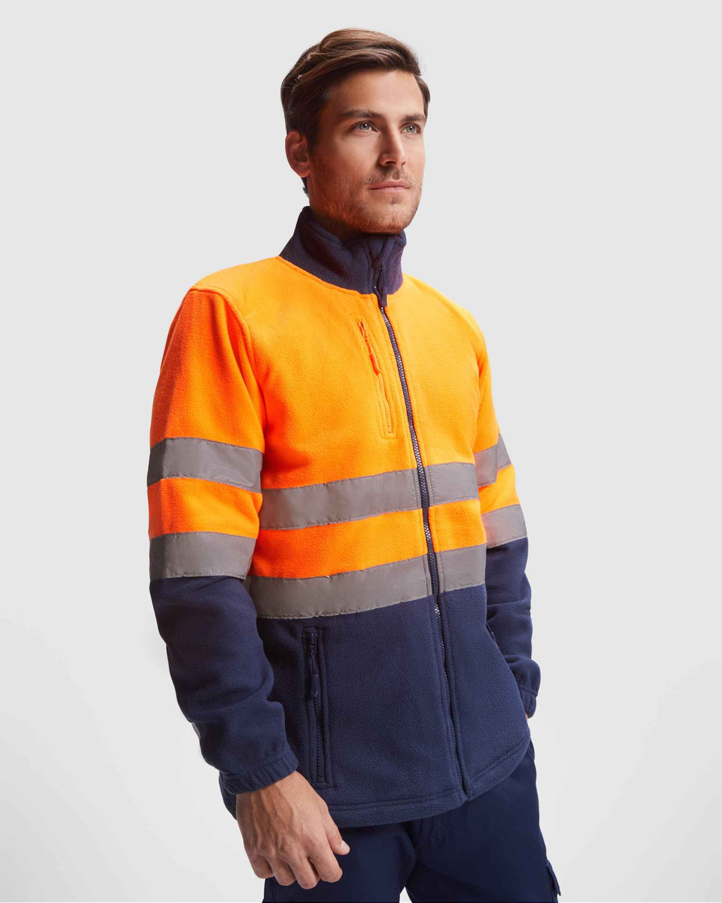 Veste polaire haute visibilité personnalisable 'Altair' - Flock élite