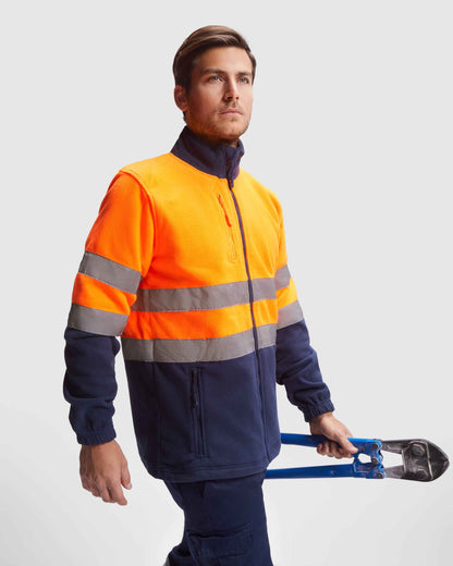 Veste polaire haute visibilité personnalisable 'Altair' - Flock élite