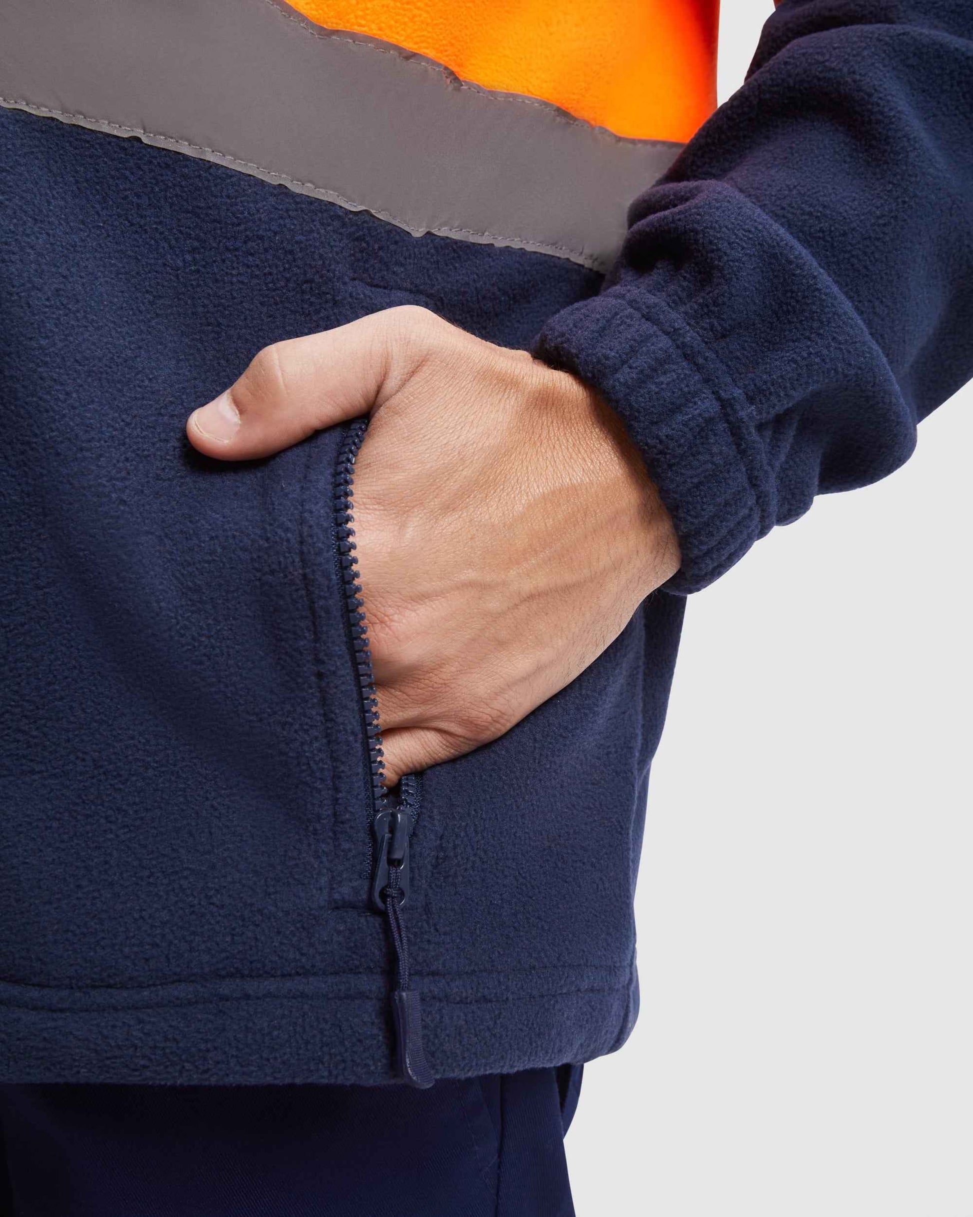 Veste polaire haute visibilité personnalisable 'Altair' - Flock élite