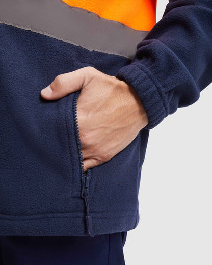 Veste polaire haute visibilité personnalisable 'Altair' - Flock élite