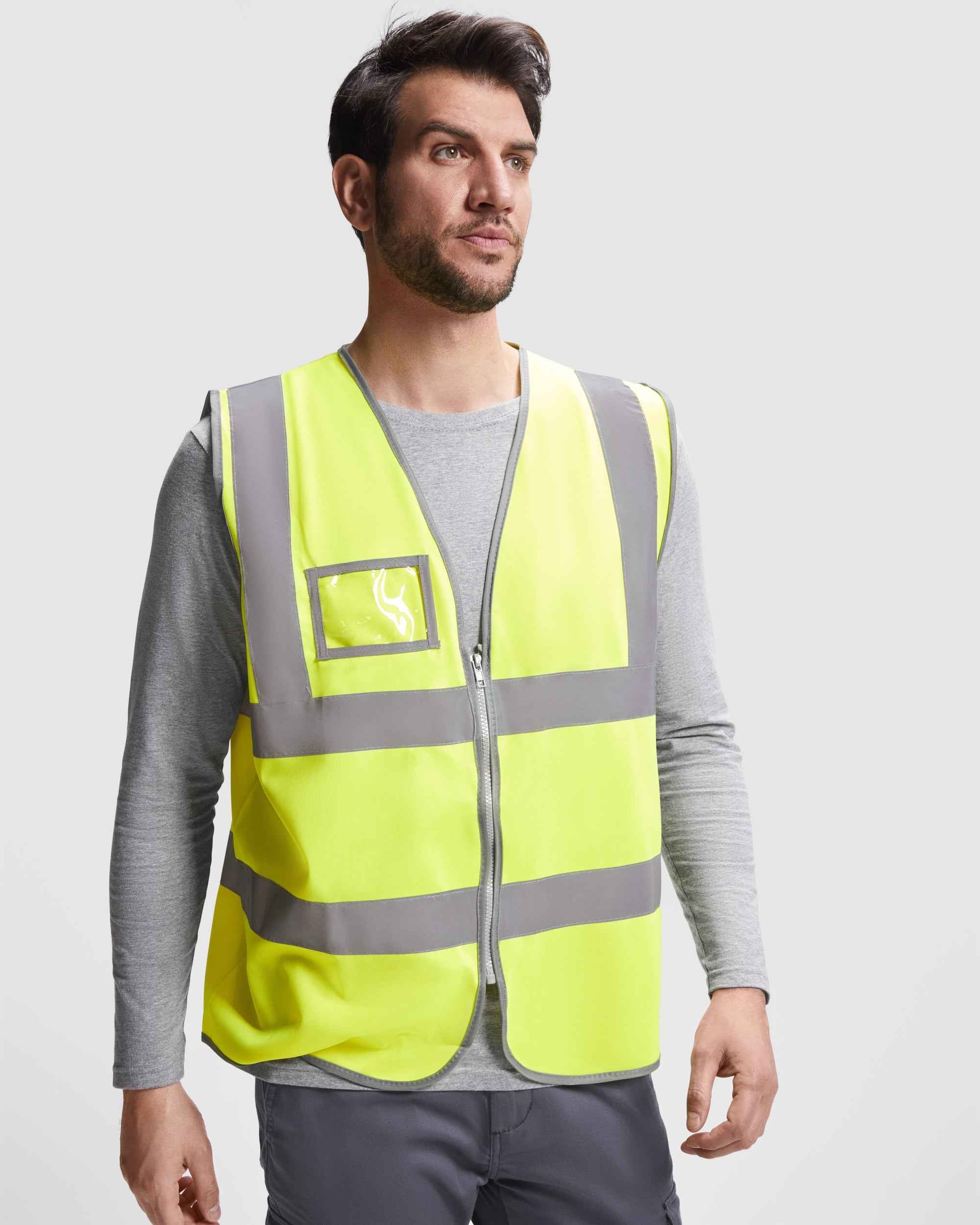 Gilet haute visibilité personnalisable 'Polux' - Flock élite