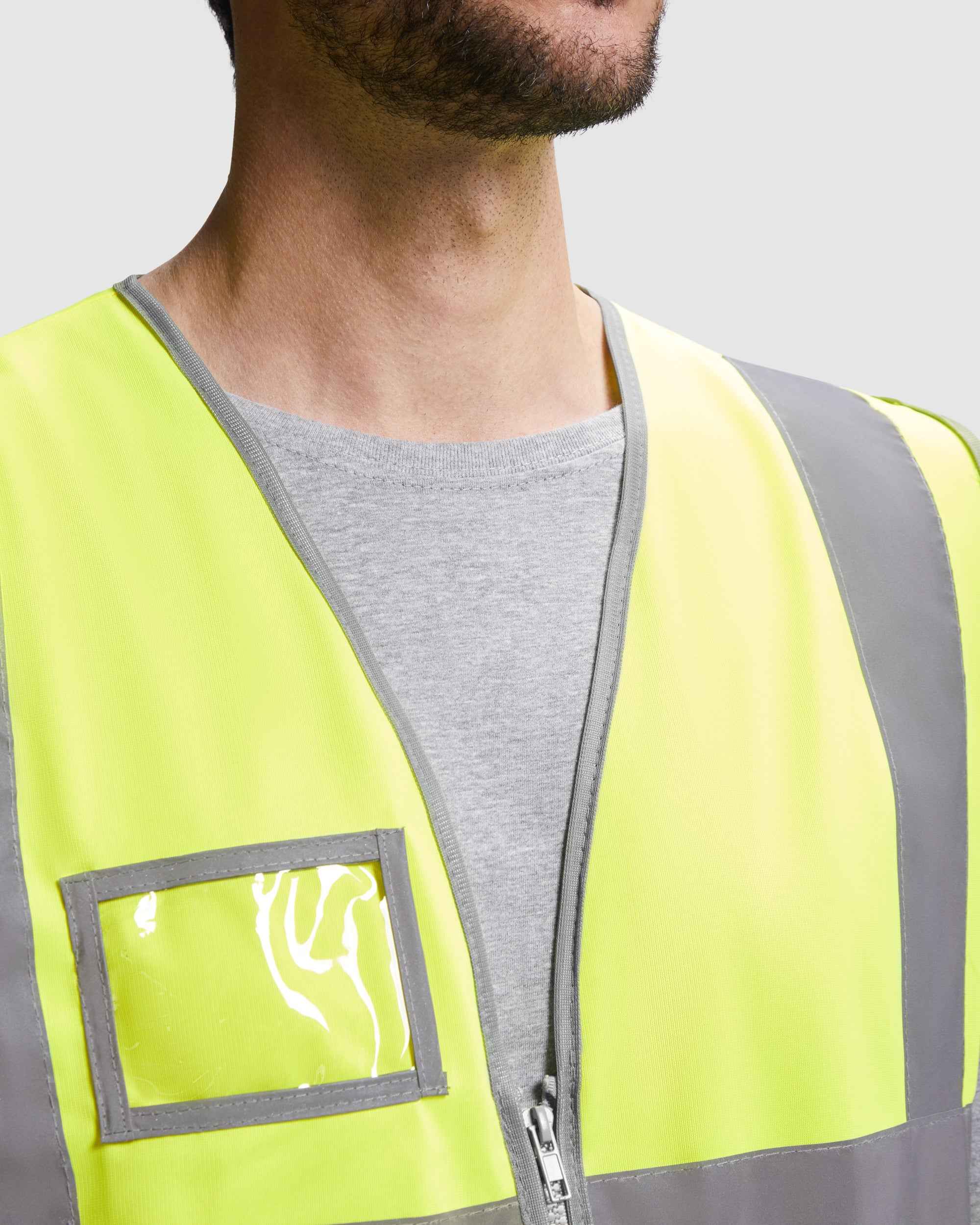 Gilet haute visibilité personnalisable 'Polux' - Flock élite