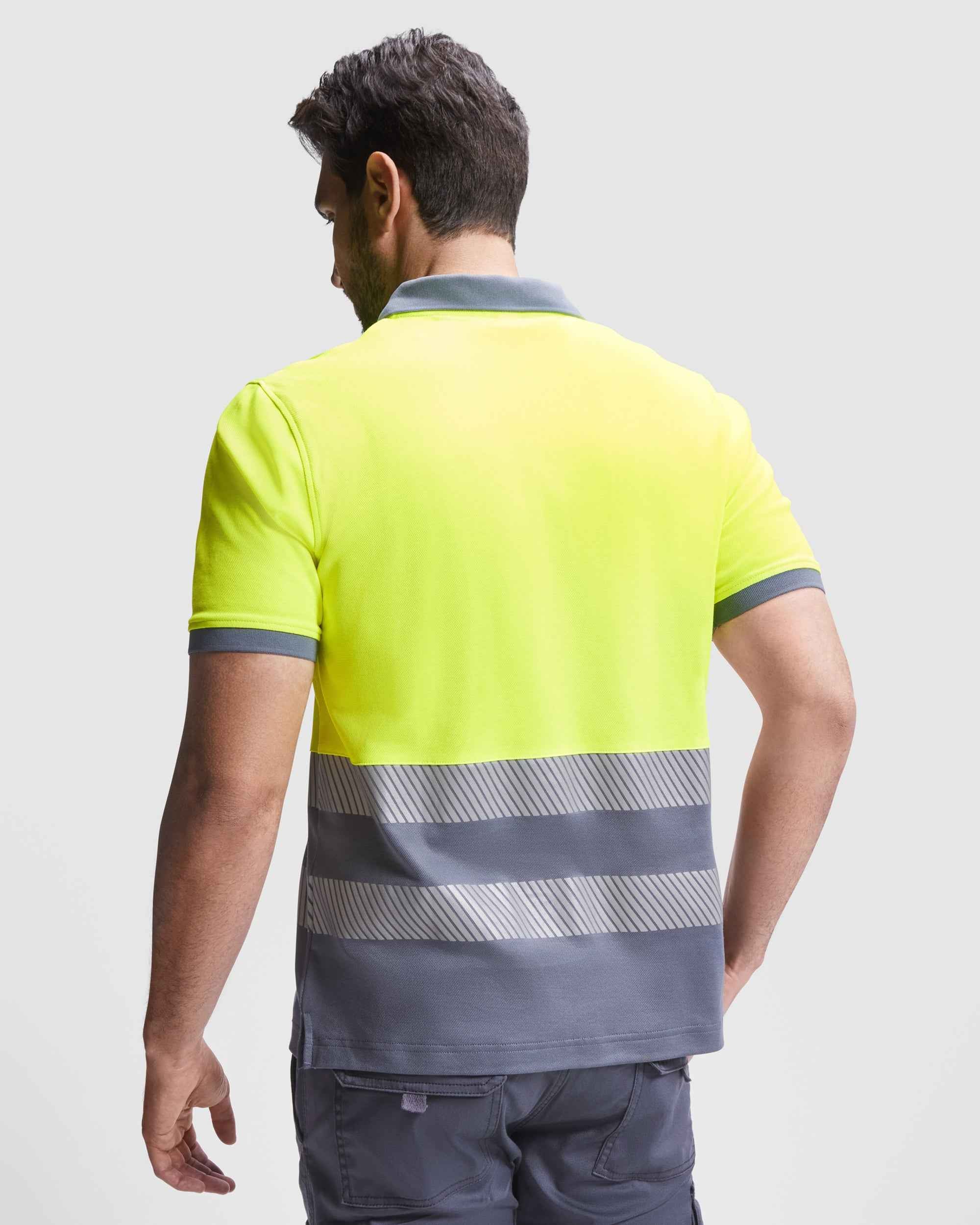 Polo technique haute visibilité personnalisable 'Atrio' 170 gr/m² - Flock élite