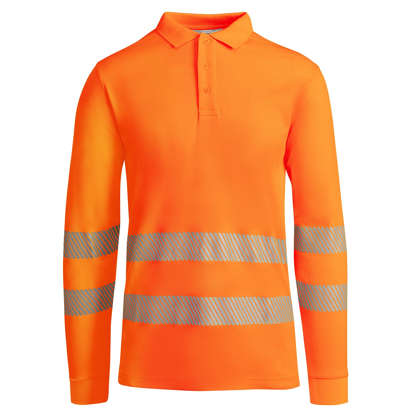 Polo technique personnalisable HV 'Atrio L-S' 170 gr/m² - Flock élite