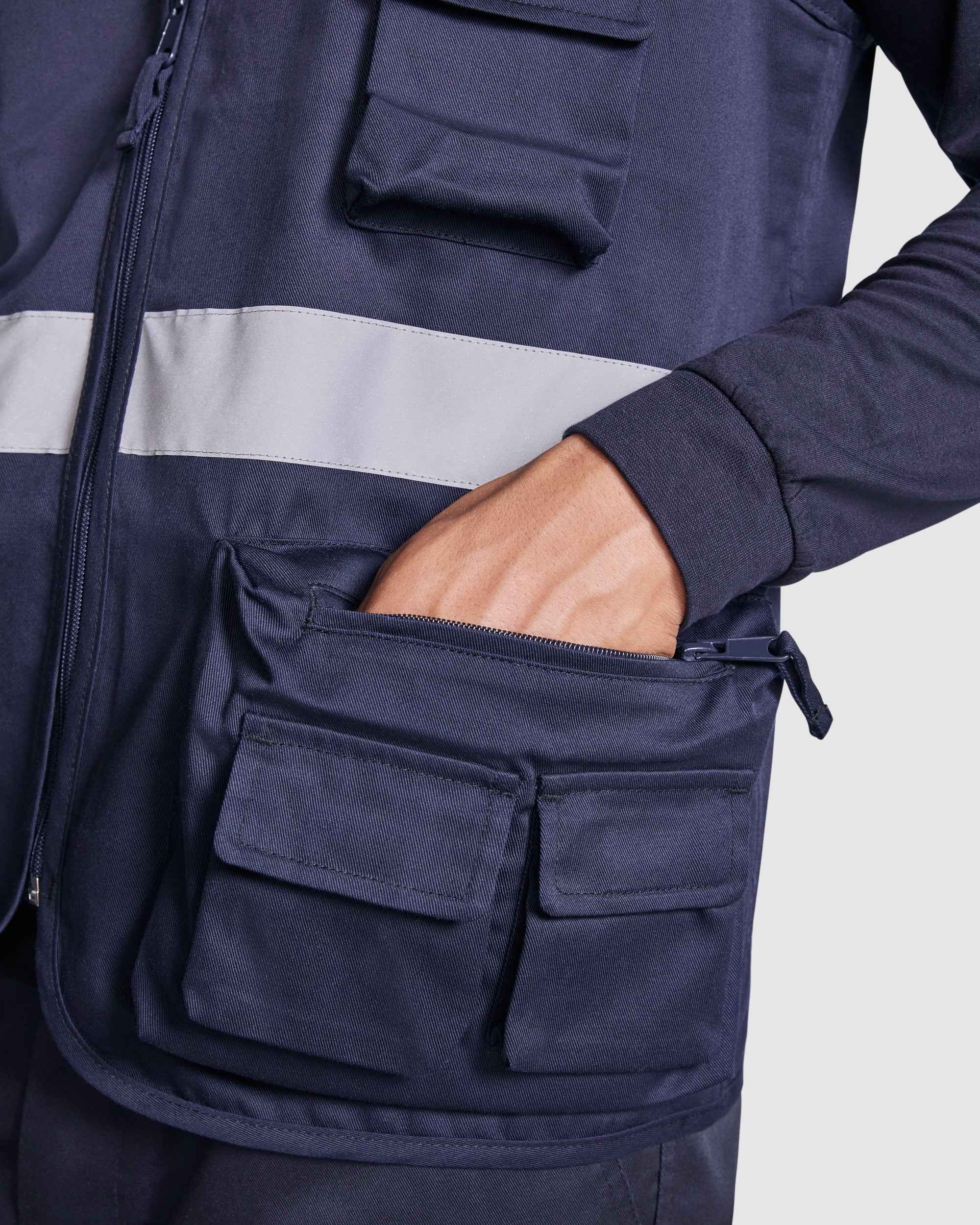 Gilet haute-visibilité multi-poches 'Beta' - Flock élite