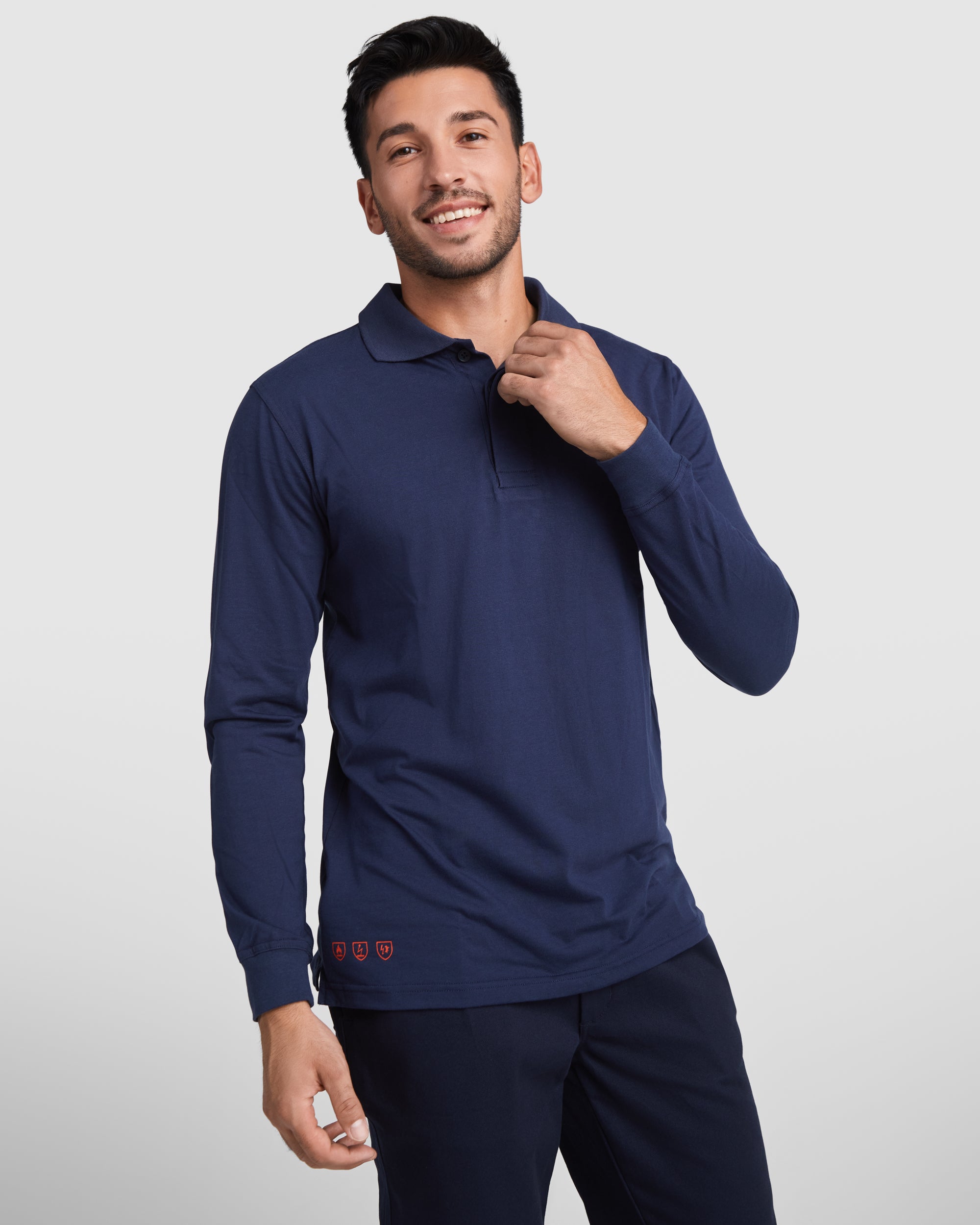 Polo ignifuge "Santana" - Flock élite