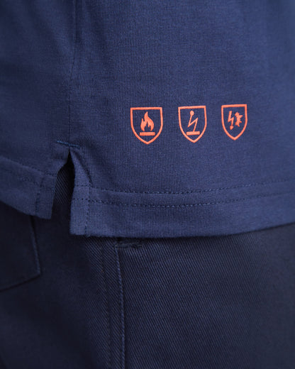 Polo ignifuge "Santana" - Flock élite
