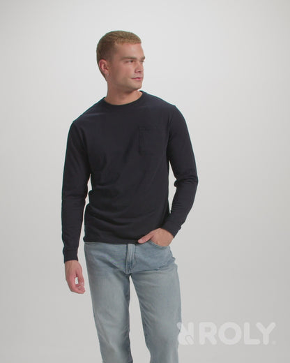 T-shirt unisexe manches longues personnalisable 'Pointer' 165 gr/m²