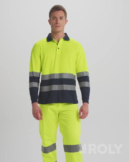 Polo technique personnalisable HV 'Atrio L-S' 170 gr/m²
