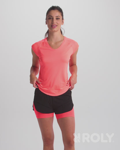 T-shirt sport femme personnalisable 'Avus' 160 gr/m²