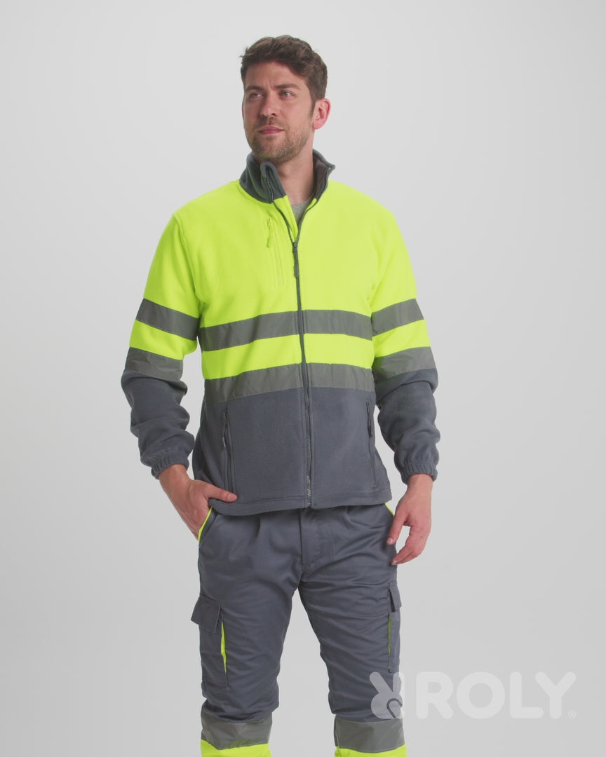 Veste polaire haute visibilité personnalisable 'Altair'