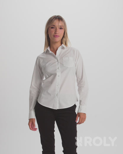 Chemise femme personnalisable 'Moscu' 140 gr/m²